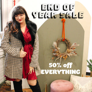 End of Year SALE 50% off
