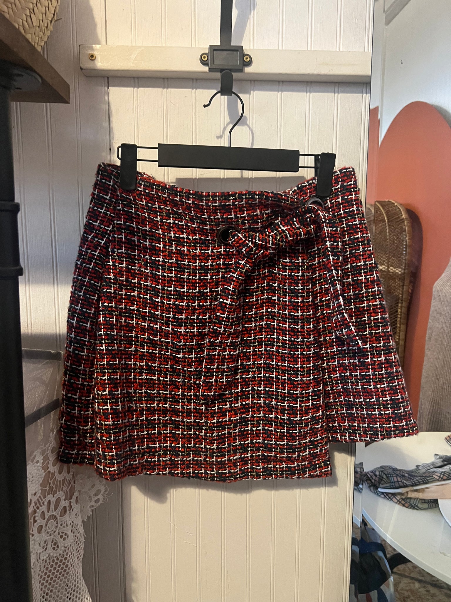 Holiday Tweed Skirt
